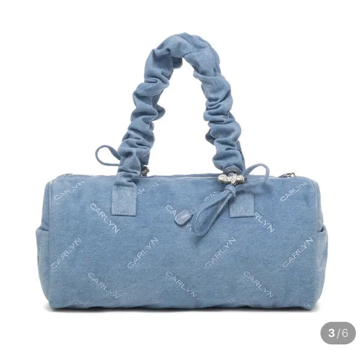 [BUNJANG] Carlyn Tia Denim Tote Bag Blue / 칼린 티아 데님 블루 토트백