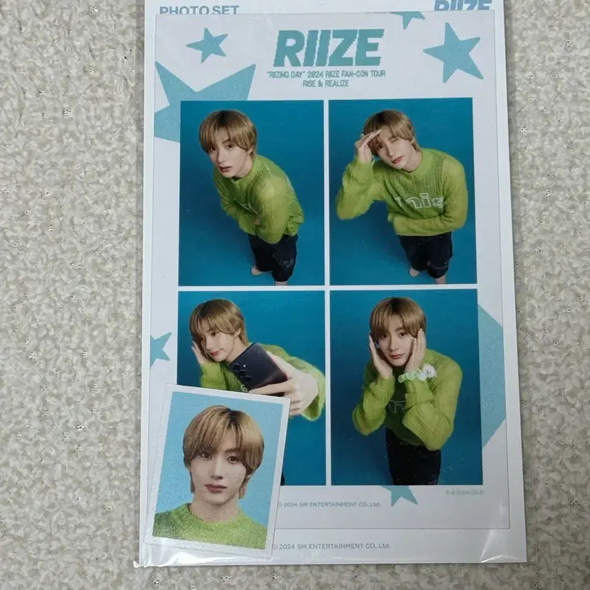 [BUNJANG] RIIZE 2024 Fan-con MD Anton 4-Cut ID Card Set / 라이즈 2024 팬콘 MD 앤톤 네컷 ID 카드 세트