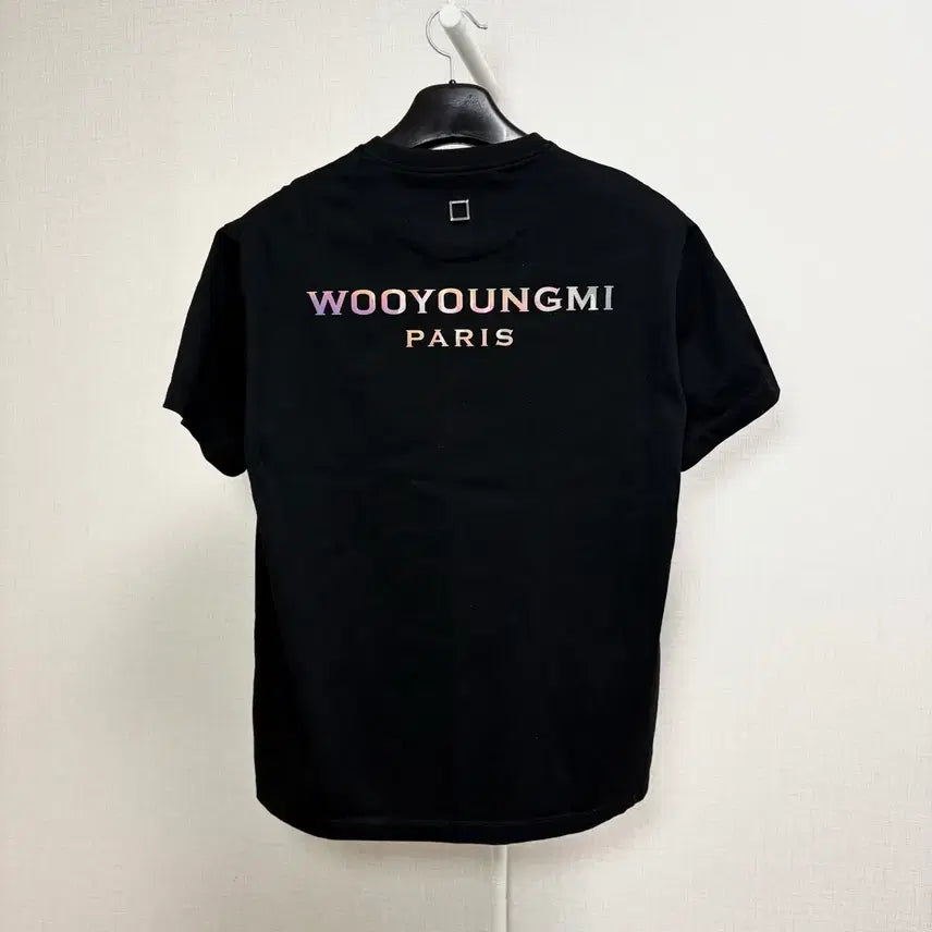 [BUNJANG] Wooyoungmi Lenticular Back Logo T-Shirt / [44] 우영미 렌티큘러 백로고 반팔티