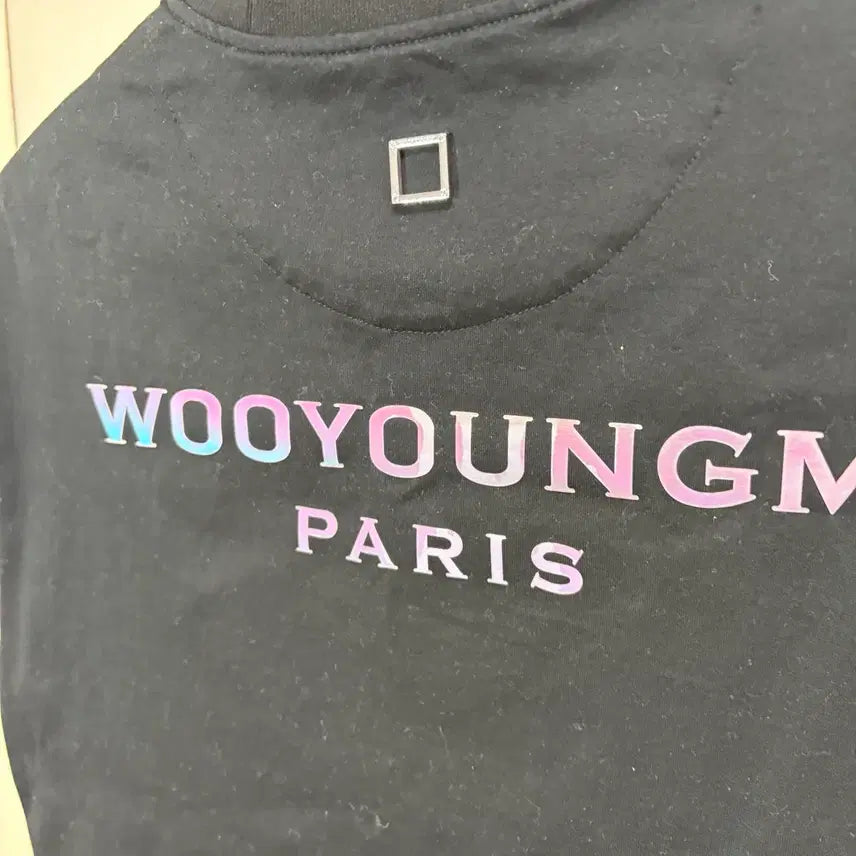 [BUNJANG] Wooyoungmi Lenticular Back Logo T-Shirt / [44] 우영미 렌티큘러 백로고 반팔티
