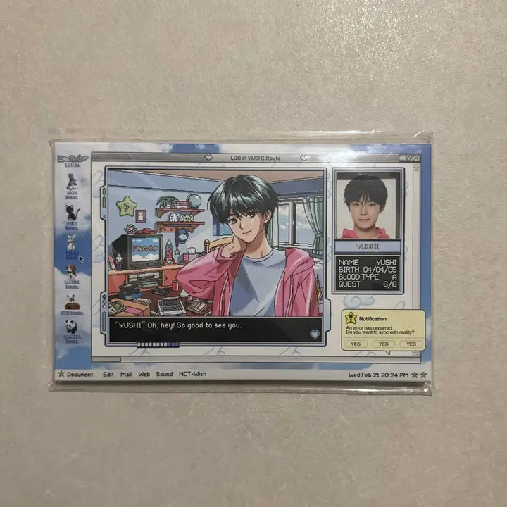 [BUNJANG] NCT WISH Yushi Login Photocard Set MD / 엔시티위시 유우시 로그인 포토세트 md log in yushi