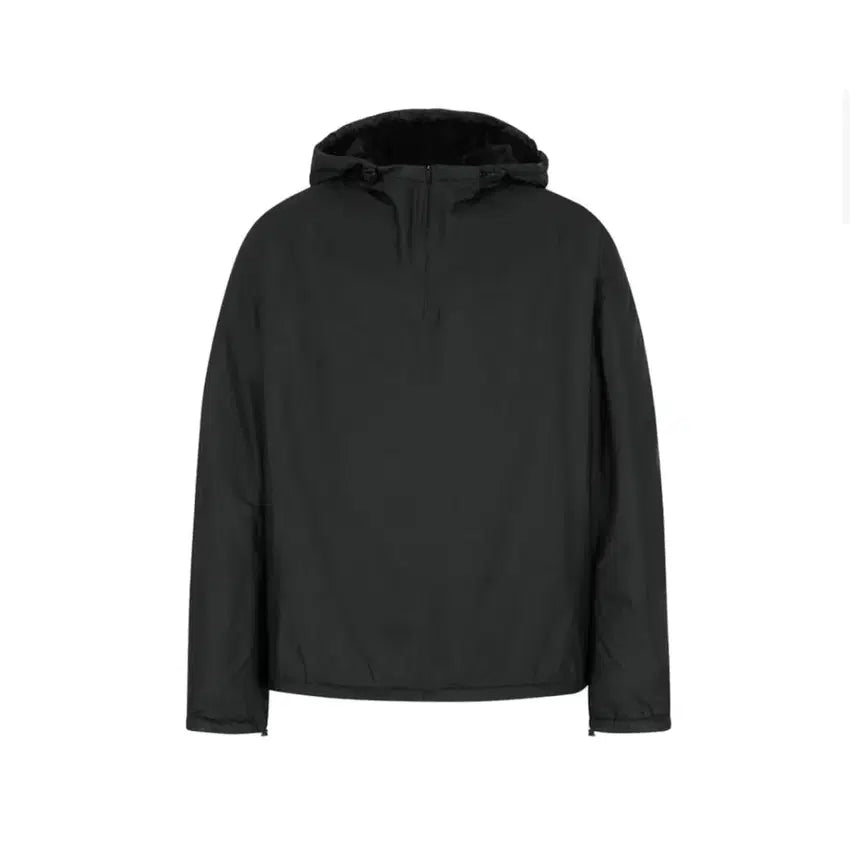 [BUNJANG] Amomento Nylon Hooded Anorak Black / 아모멘토 나일론 후드 아노락 블랙