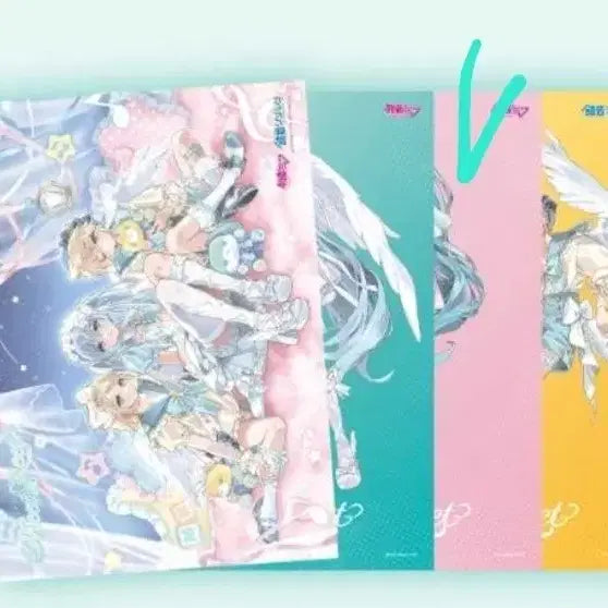 [BUNJANG] Vocaloid Miku Pink Poster (Pop-up Withmu Exclusive) / 보컬로이드 팝업 위드뮤 특전 미쿠 분홍 포스터 (체크표시확인)
