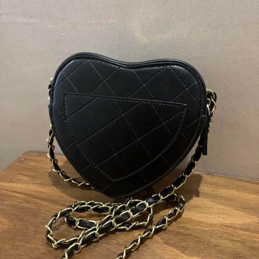 [BUNJANG] Leather Chain Shoulder Crossbody Mini Bag / 레더백 체인백 숄더백 크로스백 미니백