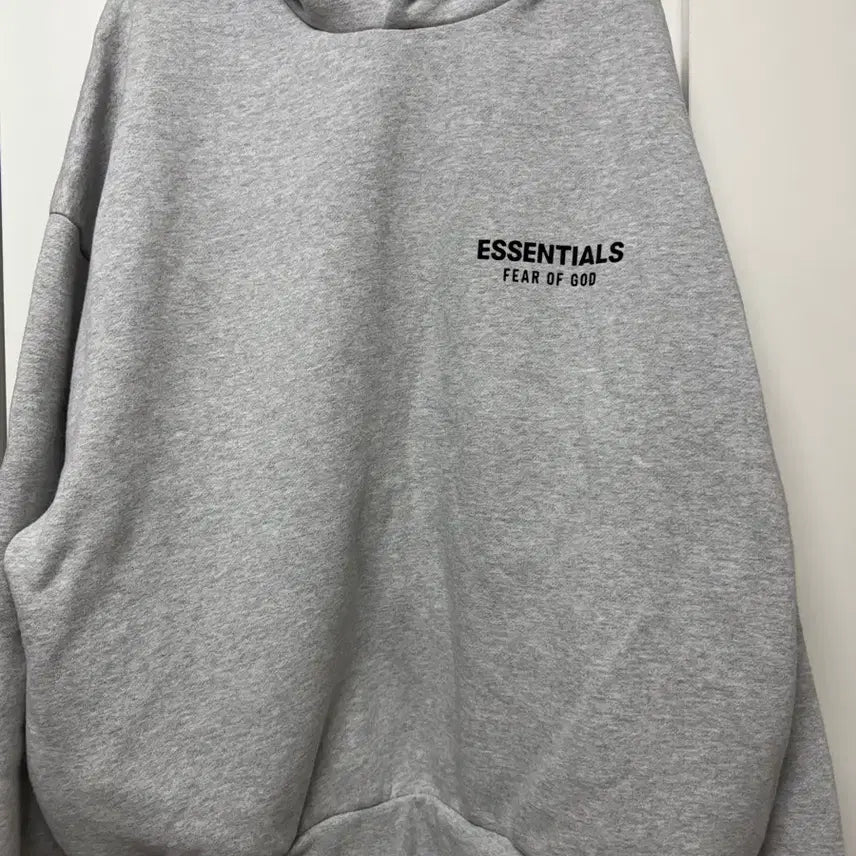[BUNJANG] Essential Fleece Hoodie Light Heather Grey (M) / 에센셜 플리스 후드티 라이트 헤더 그레이(M)