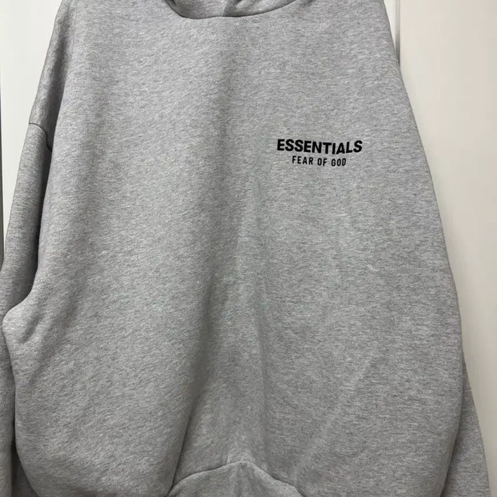 [BUNJANG] Essential Fleece Hoodie Light Heather Grey (M) / 에센셜 플리스 후드티 라이트 헤더 그레이(M)