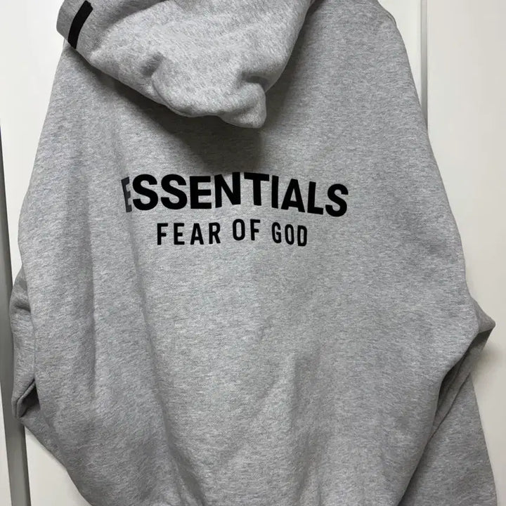 [BUNJANG] Essential Fleece Hoodie Light Heather Grey (M) / 에센셜 플리스 후드티 라이트 헤더 그레이(M)