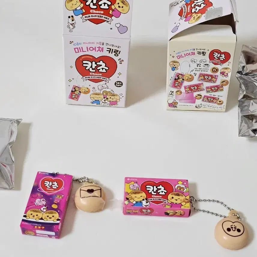 [BUNJANG] Kancho Miniature Keyring Bundle Set - New / (일괄)칸쵸 미니어쳐 키링  새상품