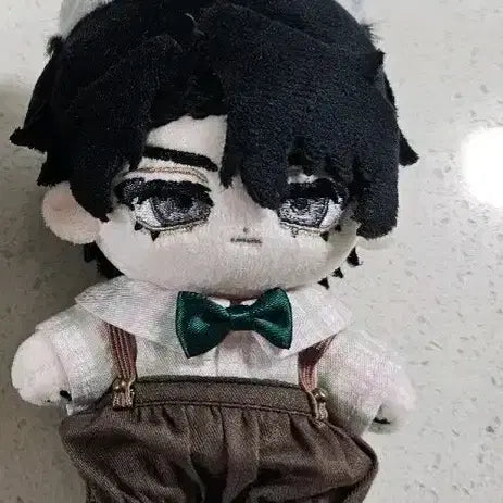 [BUNJANG] 10cm Doll Clothes Overalls / 한오백년 10cm 체크빵멜(그린)