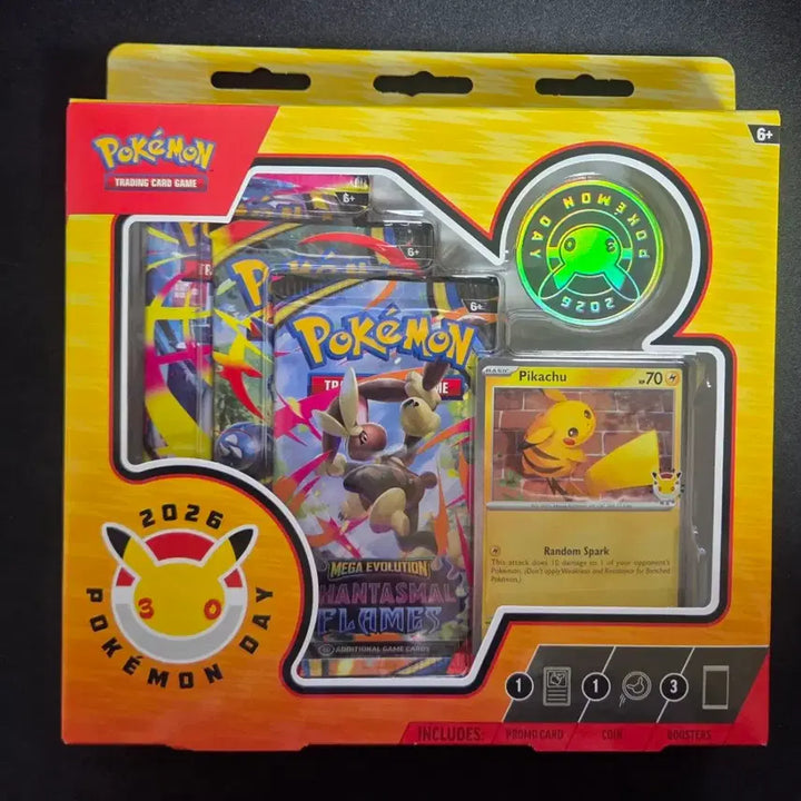 [BUNJANG] North America Pokemon Card 30th Anniversary 2026 Pokemon Day Collection Box Sealed / 북미 포켓몬카드 30주년 2026 포켓몬데이 컬렉션 박스 미개봉