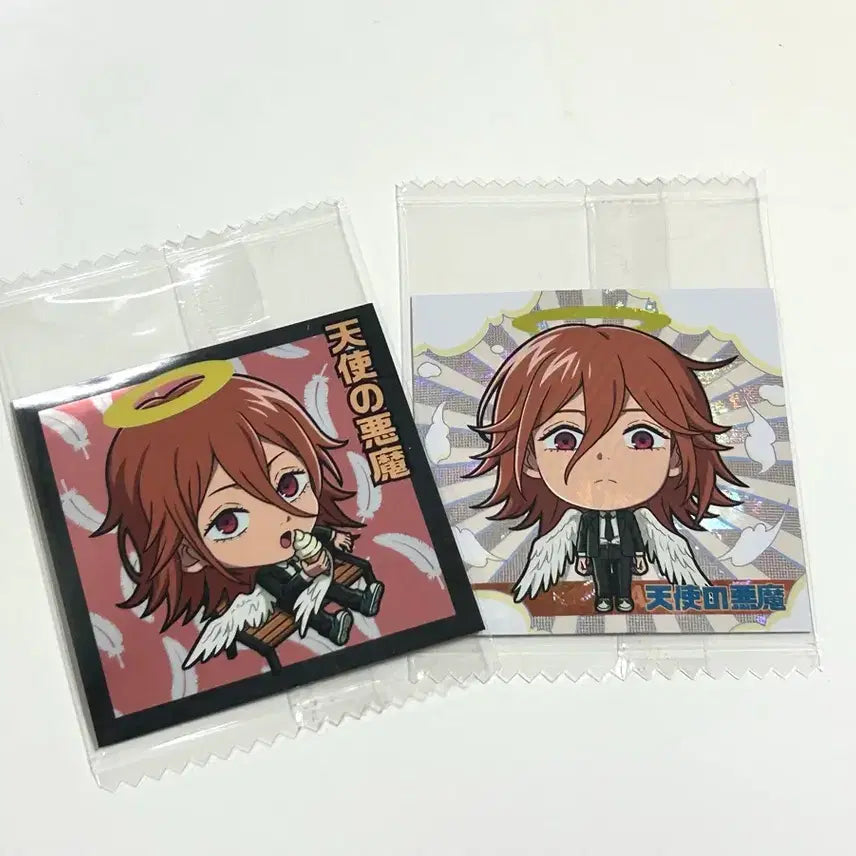 [BUNJANG] Chainsaw Man Angel Devil Wafer Seal Sticker Bundle Set / 일괄) 체인소맨 천사의 악마 웨하스 씰 스티커