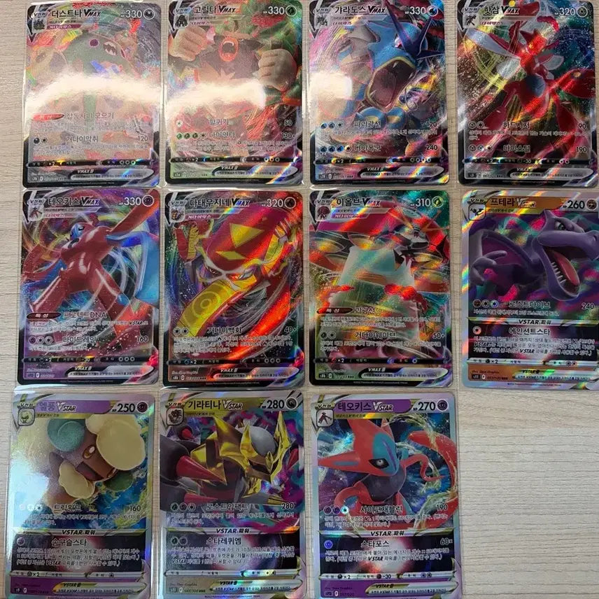 [BUNJANG] Pokemon Card VMAX/VSTAR Set (11 Types) / 포켓몬 카드 VMAX/VSTAR 11종