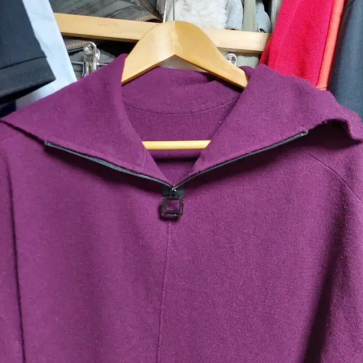 [BUNJANG] Wooyoungmi Cashmere Quarter Zip High Neck Knit 50 / 우영미 캐시미어 니트 쿼터집업 하이넥 50