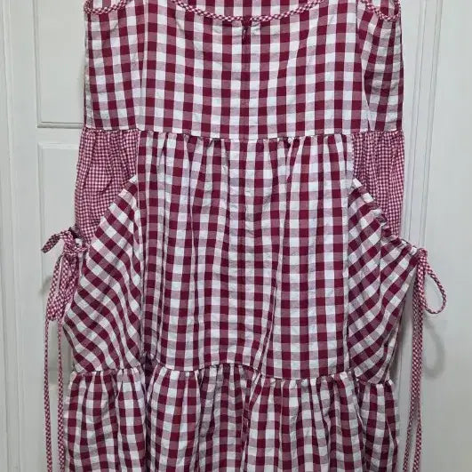[BUNJANG] Lucky Chouette Checkered Long Dress / 럭키슈에뜨 체크 원피스
