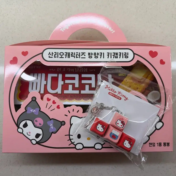 [BUNJANG] Sanrio Characters Direction Keycap Keychain / 세븐일레븐 산리오캐릭터즈 방향키 키캡키링