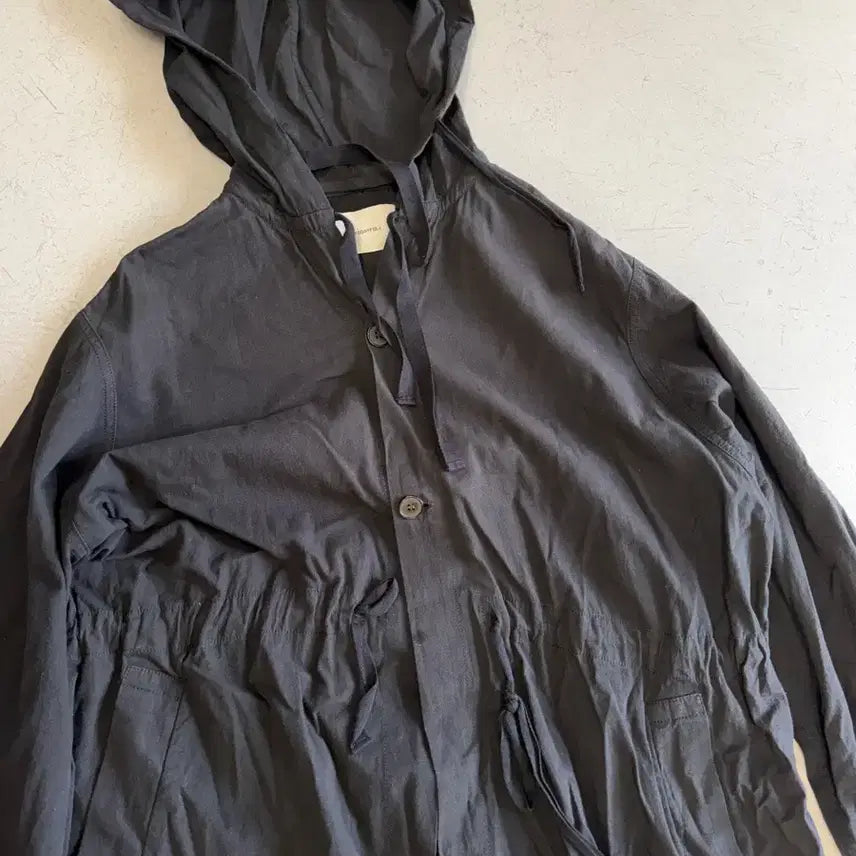 [BUNJANG] Todayful Hooded Maxi Dress Charcoal / 투데이풀 후드 원피스
