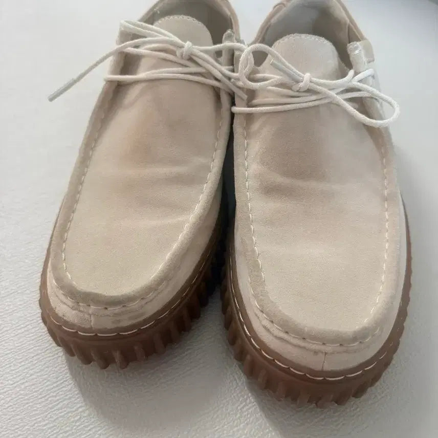 [BUNJANG] Clarks Torhill Hi Ivory Leather Boots / 클락스 토르힐 280