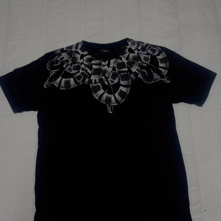 [BUNJANG] Marcelo Burlon Black Snake Short Sleeve T-Shirt / 마르셀로불론 블랙 스네이크