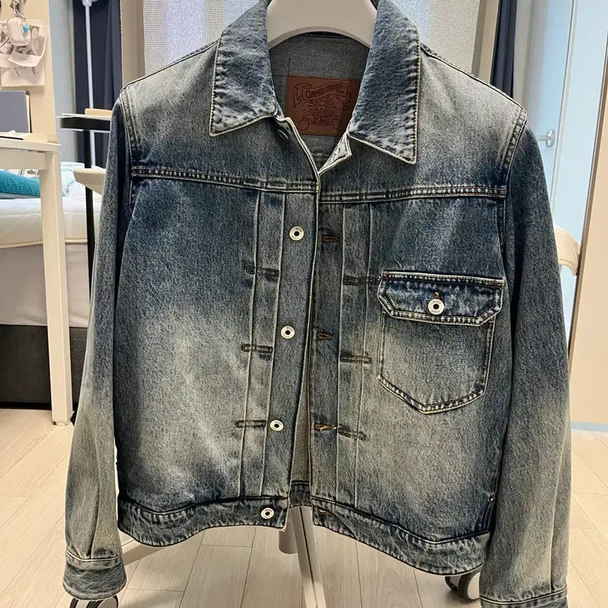 [BUNJANG] COER Type 1 Washed Denim Trucker Jacket (Washed Indigo) M / 타입1 워시드 데님 트러커 자켓 (워시드인디고) m