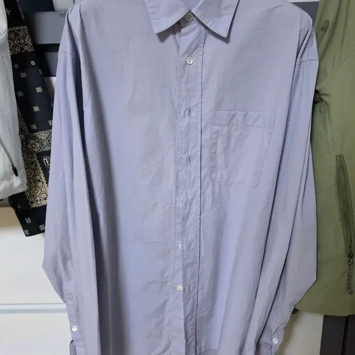 [BUNJANG] Blankroom Oversized Fit Lavender Shirt Size 1 / 블랭크룸 셔츠 1사이즈