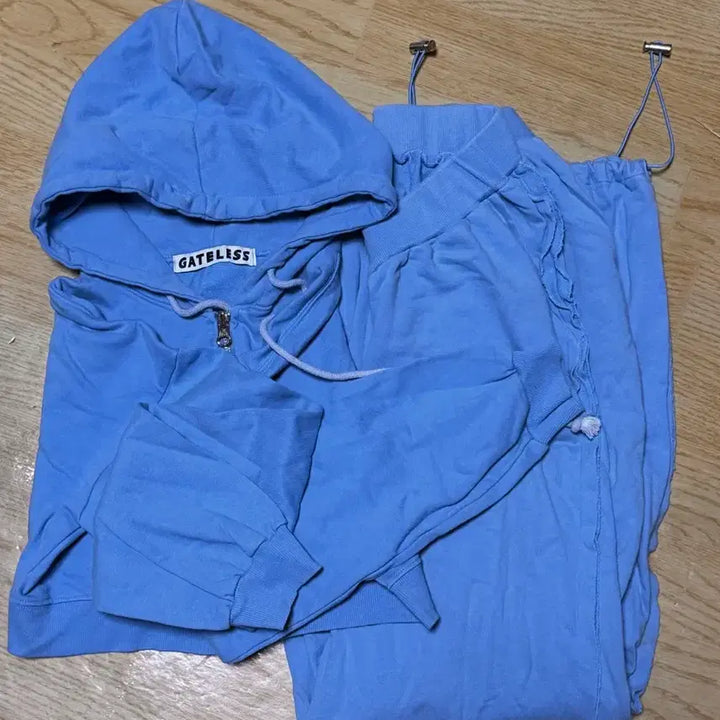 [BUNJANG] Gateless Blue Training Hoodie Set-up / 게이트리스 gateless 블루 트레이닝 후드 후디 셋업 세트 F