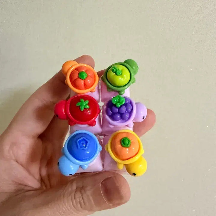 [BUNJANG] Handmade Fruit Turtle Keycap Charm / 과일거북이 키캡 키링