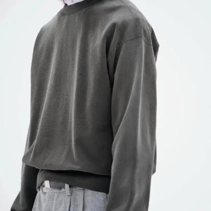 [BUNJANG] Auralee 25AW Product Dyed Pima Sweat Ink Black / [4] (새상품) 25aw 오라리 프로덕트 다이드 피마 스웻 잉크블랙