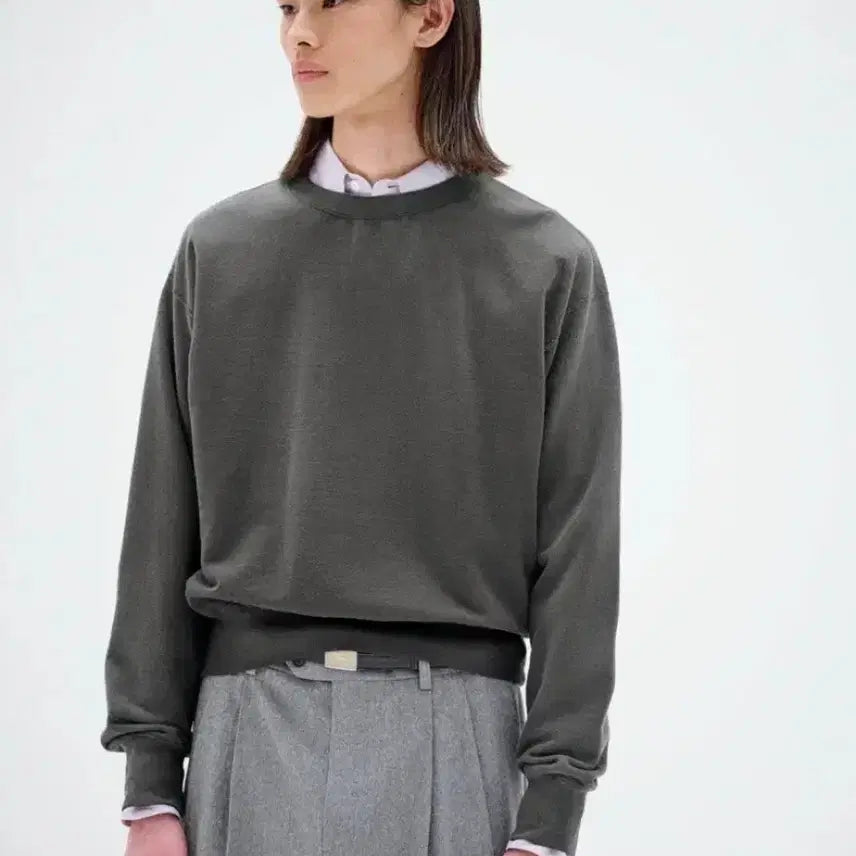 [BUNJANG] Auralee 25AW Product Dyed Pima Sweat Ink Black / [4] (새상품) 25aw 오라리 프로덕트 다이드 피마 스웻 잉크블랙