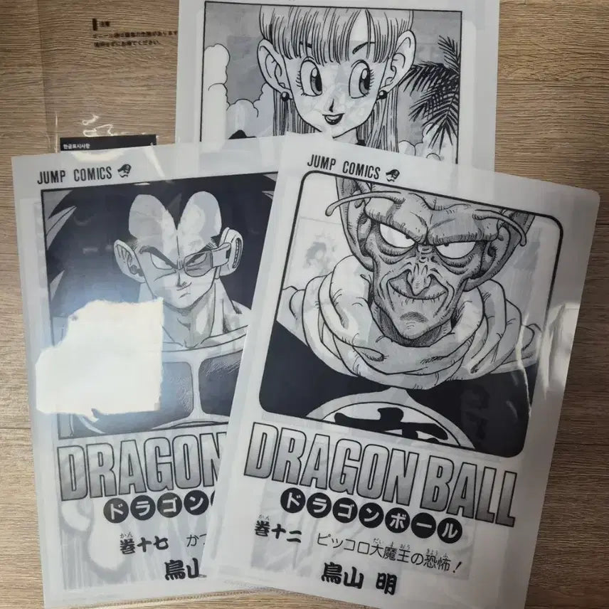 [BUNJANG] Dragon Ball 40th Anniversary Clear File Bundle Set / 드래곤볼 40주년 클리어파일 일괄