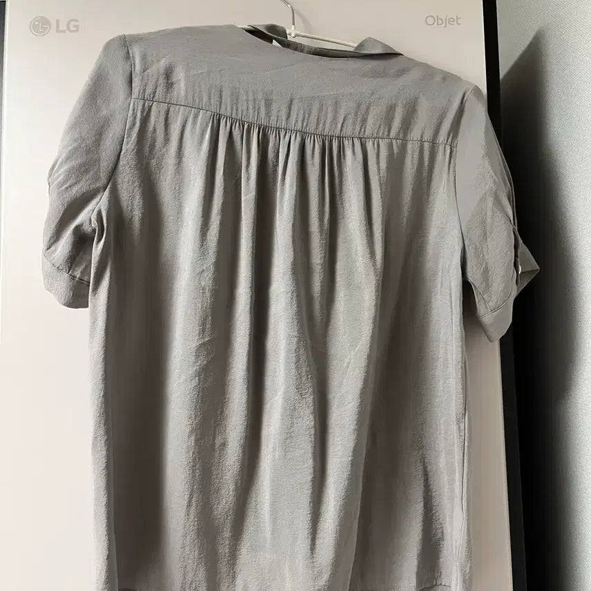[BUNJANG] Le Nouveau Short-Sleeve Blouse / 르누보 반팔 블라우스