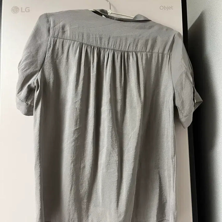 [BUNJANG] Le Nouveau Short-Sleeve Blouse / 르누보 반팔 블라우스