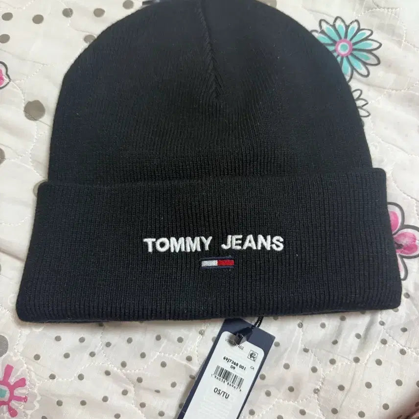 [BUNJANG] Tommy Jeans Black Beanie / 타미진 블랙 비니 새상품