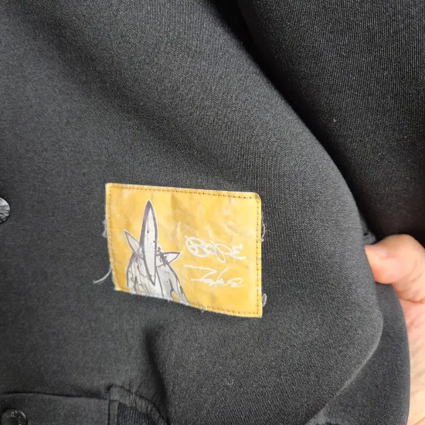 [BUNJANG] A Bathing Ape Black Stadium Jacket / A Bathing Ape 블랙 스타디움 자켓