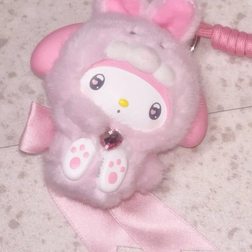 [BUNJANG] Top Toy Diamond Bunny My Melody Keychain / 희귀) 탑토이 다이아몬드 버니 마이멜로디 키링