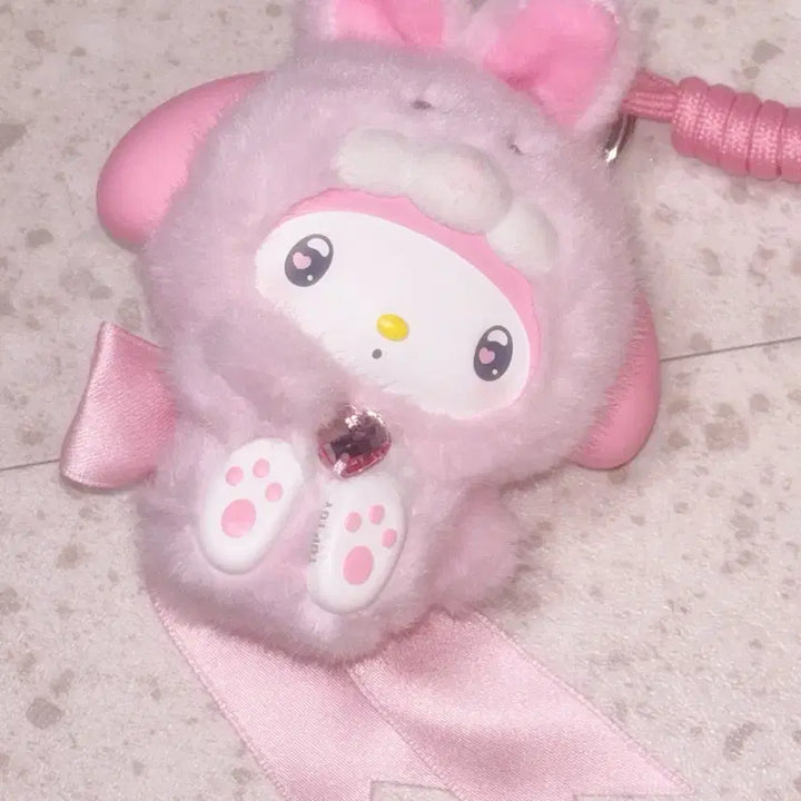[BUNJANG] Top Toy Diamond Bunny My Melody Keychain / 희귀) 탑토이 다이아몬드 버니 마이멜로디 키링