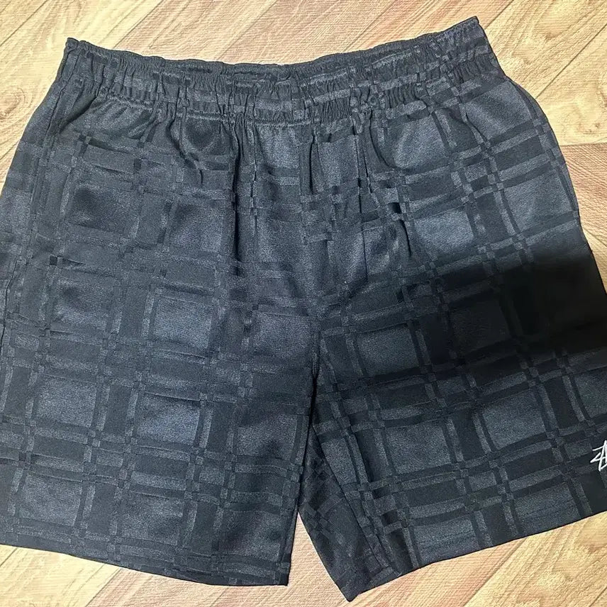 [BUNJANG] Stussy Black Checkered Shorts (L) / 스투시 블랙 체크 반바지 L