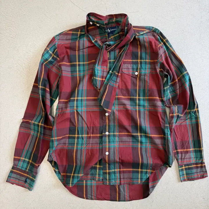 [BUNJANG] Polo Ralph Lauren Check Shirt / 폴로 랄프로렌 머플러 체크 셔츠