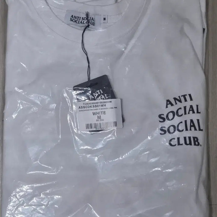 [BUNJANG] Dickies x ASSC Collaboration T-Shirt White M / 디키즈 ASSC 콜라보 티셔츠 화이트 m