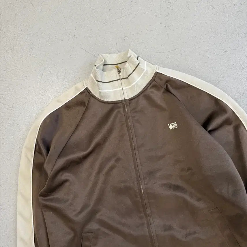 [BUNJANG] Vans Brown Track Jacket / Vans 반스 브라운 트랙 자켓