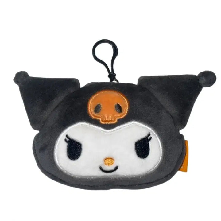 [BUNJANG] Kuromi Face Coin Purse Doll Keyring / 쿠로미 얼굴 동전 지갑 인형 키링