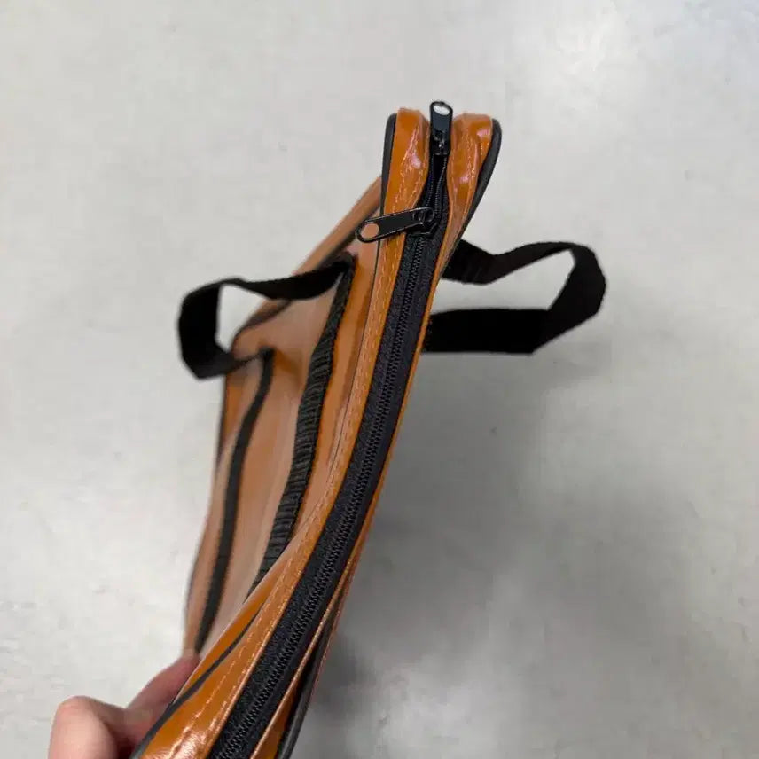 [BUNJANG] Harley-Davidson Brown Leather Shoulder Bag / 할리데이비슨 브라운 가방
