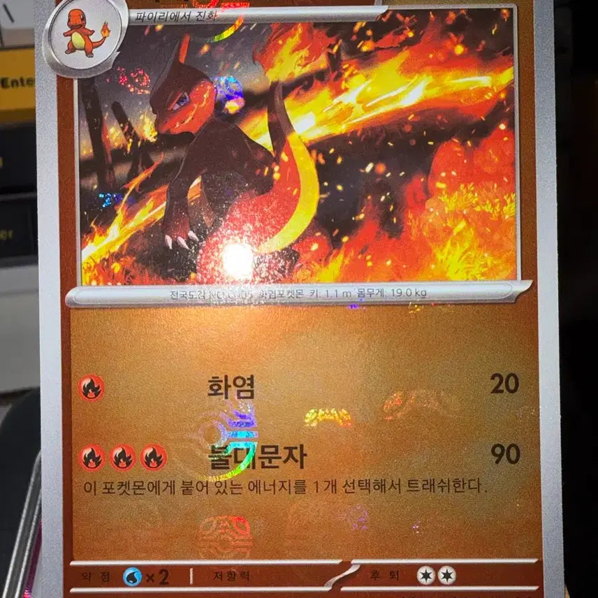 [SOLD OUT] (마볼) 포켓몬카드 리자몽 sv2a 005/165 마스터볼 홀로