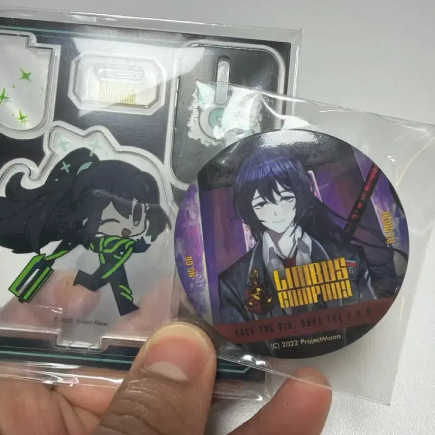 [BUNJANG] Limbus Company Hong Lu Acrylic &amp; Can Badge Set / 림버스컴퍼니 홍루 아크릴,캔뱃지