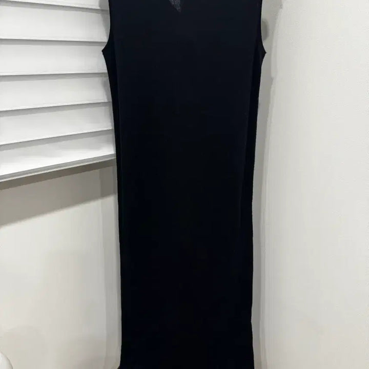 [BUNJANG] The Cashmere Wool Cashmere Knit Long Dress Black / [더캐시미어] 울 캐시미어 니트 롱 원피스 블랙 / 한섬