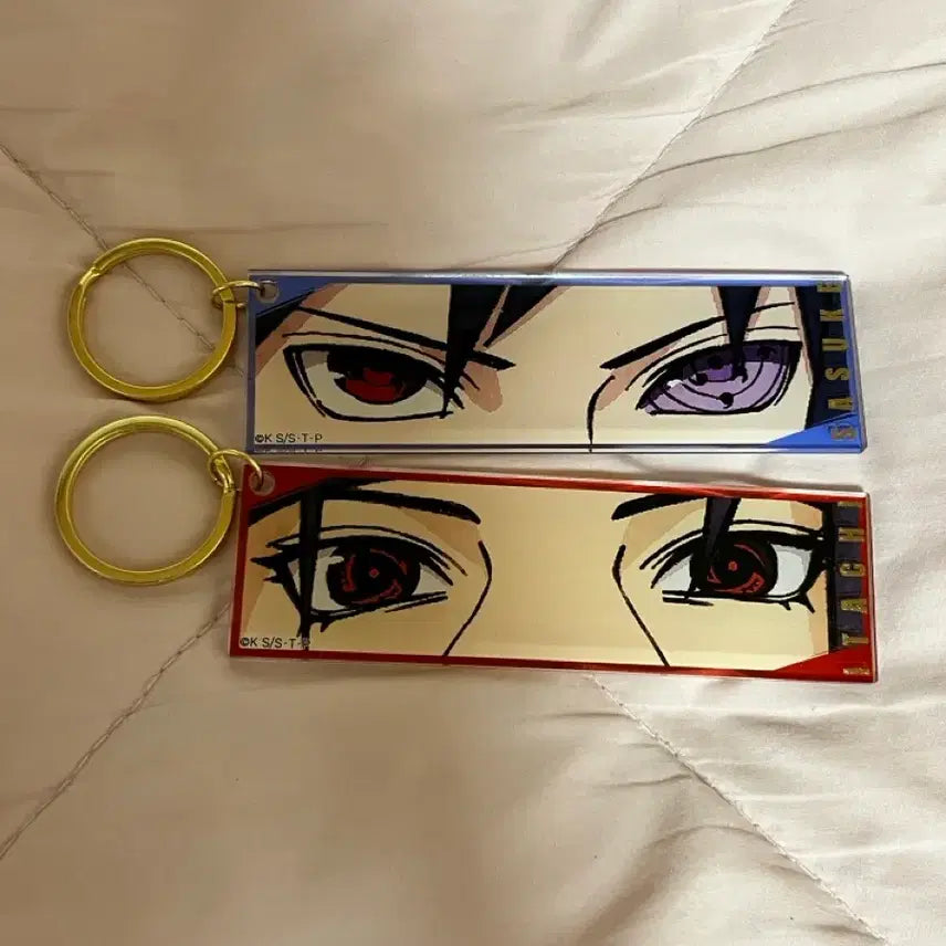 [BUNJANG] Naruto Sasuke Itachi Baseyard Acrylic Keychain Bundle / 나루토 사스케 이타치 베이스야드 아이키링 일괄