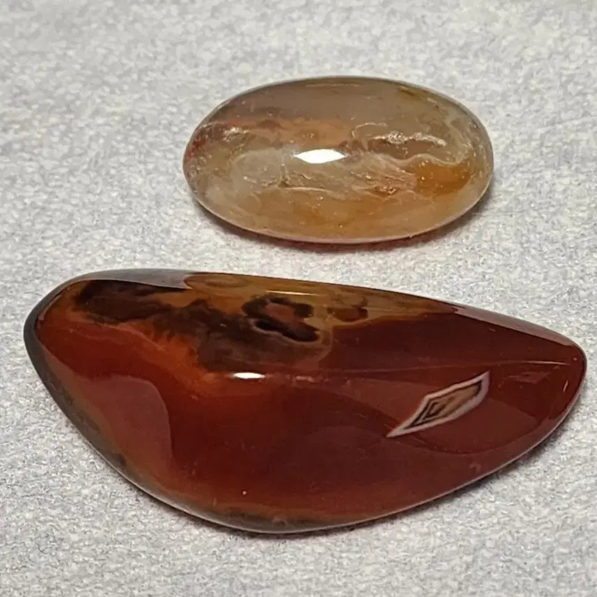 [BUNJANG] Natural Agate Crystal Geode Set (4 Pieces) / 천연크리스탈 마노아케이트 원석 4개