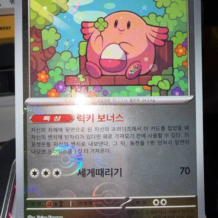 [BUNJANG] Pokemon Card Lucky Holo 113/165 / (몬볼) 포켓몬 카드 럭키 Holo 113/165 몬스터볼 홀로
