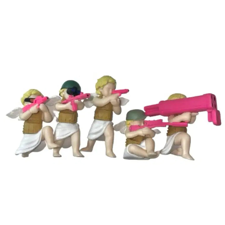 [BUNJANG] Cupid Angel Soldier Gun Figure Gacha Bundle Set / 큐피트 천사 군인 총 피규어 가챠 일괄