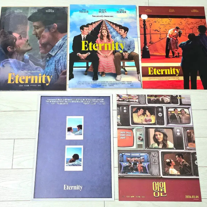 [BUNJANG] Eternity A3 Poster Set (Goods Package, Artgraphy, Special, Double-Sided Frame) / 영원 굿즈패키지아트그라피양면액자스페셜 포스터 영원Eternity포스터