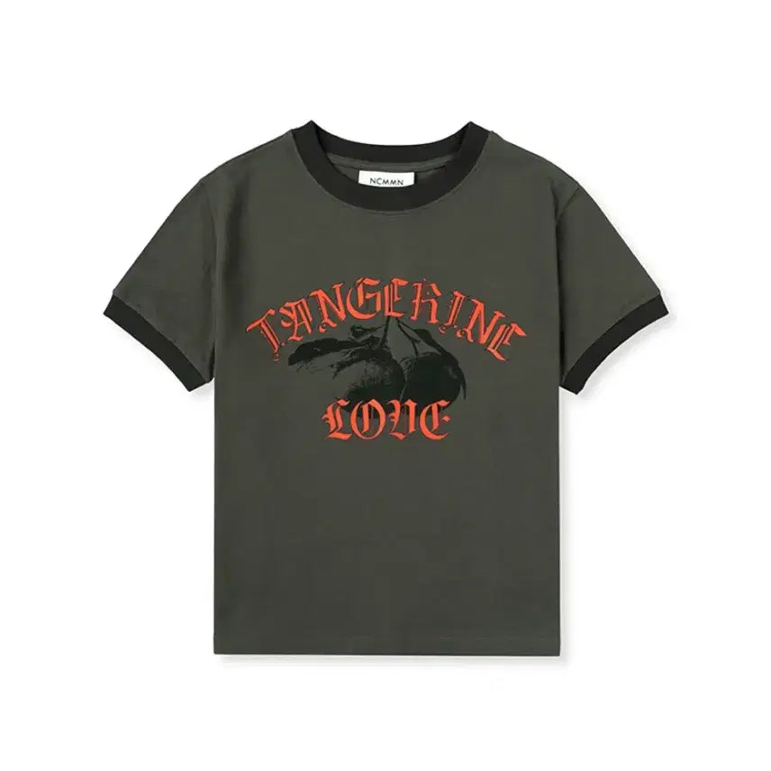 [BUNJANG] Noicomment TANGERINE RINGER TEE Charcoal / 노이커먼 티셔츠 TANGERINE RINGER TEE CH 차콜